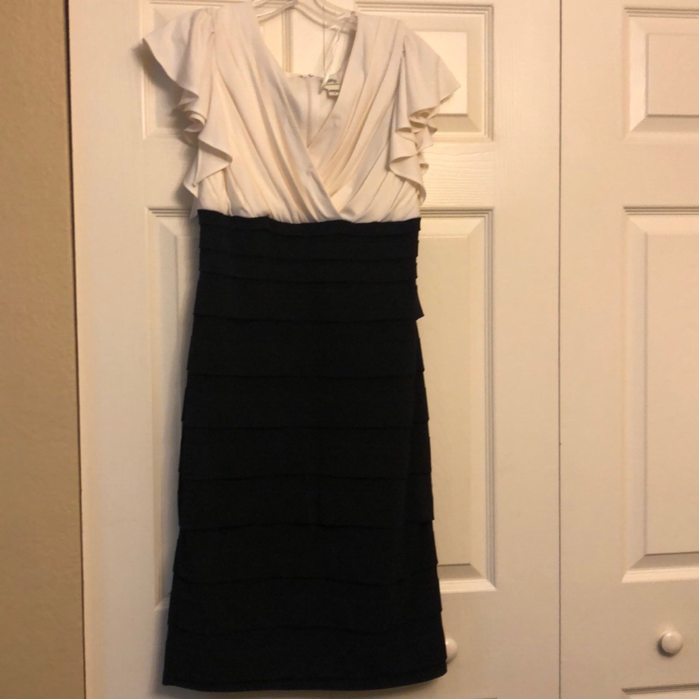 Black and white dress